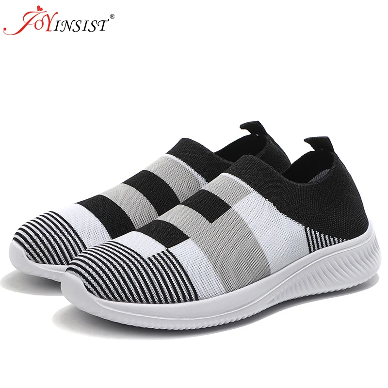 2022 New Fashion Sneakers Women Shoes Breathable Mesh Slip-on Flat Shoes New Arrival Women  Loafers Shoes High Quality