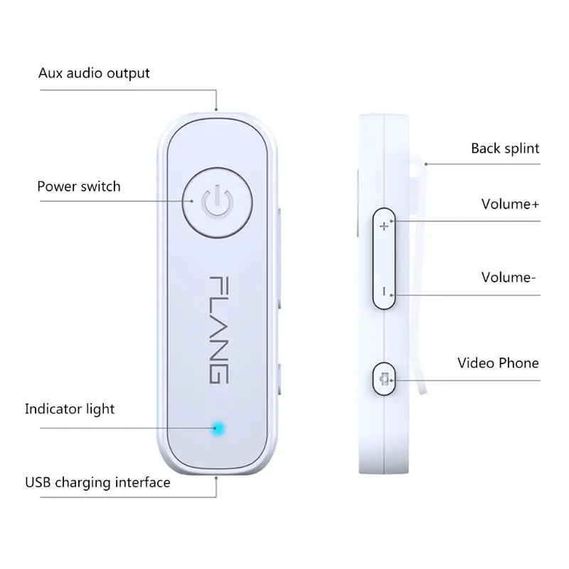 

Bluetooth 5.0 Receiver 3.5mm AUX Adapter for Car Headphone Speaker Music Wireless Bluetooth 3.5 Jack Audio Receiver