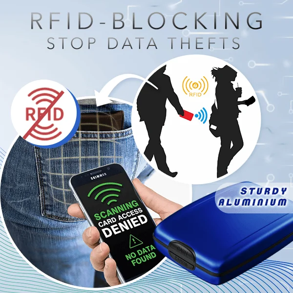 НОВЫЕ Безопасные RFID ввода и вывода средств Кошелек Кредитная Держатель для карт