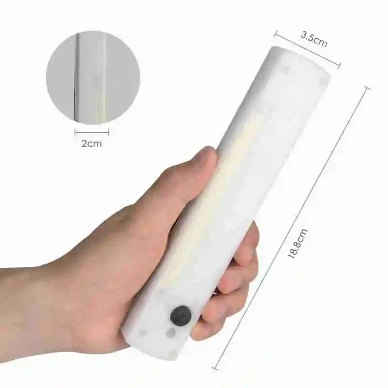 

10 LED Bright PIR Motion Sensor Light Cupboard Wardrobe Drawer Cabinet Lamp 1221 Stairs Night Lights Lighting Bedside O9M1