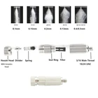 Распылитель высокого давления 10-24UNC с резьбой, Форсунка для запотевания с фильтром, разбрызгиватели, увлажнение сада, охлаждение