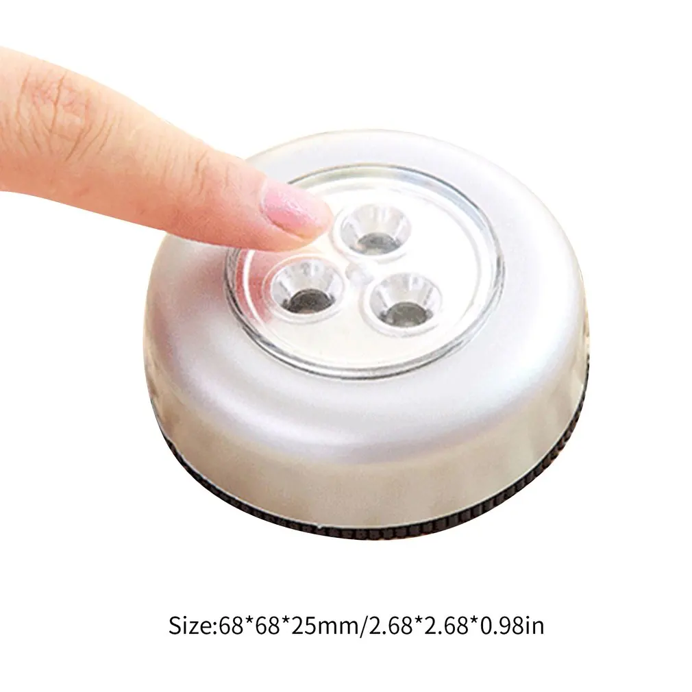 

Small Size Clap Sensor Wall Light LED Night Light Battery Power for Closet Stairs Basement Hallway Wall Cabinet