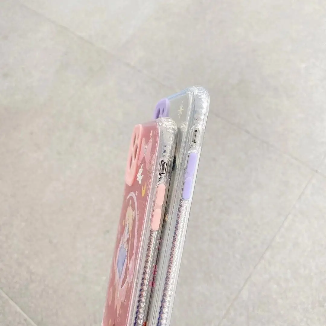 

Japan 3D Cartoon cute Magic Wand Bowknot Girl Sailor Moon soft clear phone case for iphone 12 11 Pro 7 8 plus X XS Max XR cover