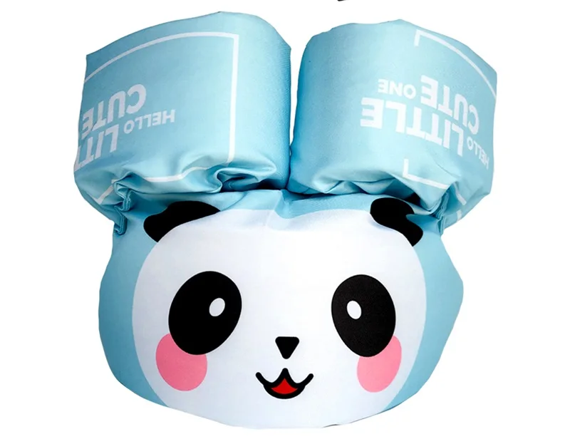 Sky blue Panda Кронштейн для малышей, кольца, Детская жизнь спасательный жилет, куртка, детская лужа, джемпер, купальный костюм для мальчиков, пена, плавательные кольца для девочек, бассейн, плавающий, вода, лодка - Цвет: Sky blue Panda