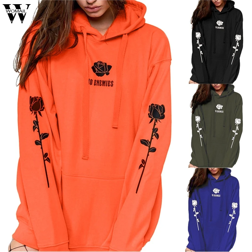 Женская толстовка с карманами розовые толстовки принтом модная удобная большого