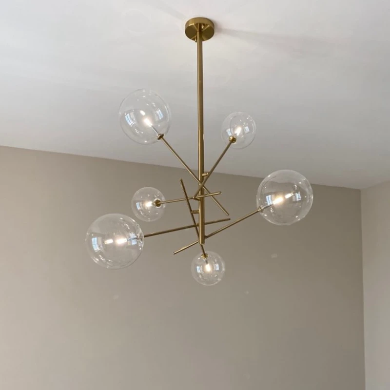 

Modern Europe Glass Bubbles Pendant Light Creativity design best choice for Livingroom bedroom Restaurant Cafe Decoration Lamp
