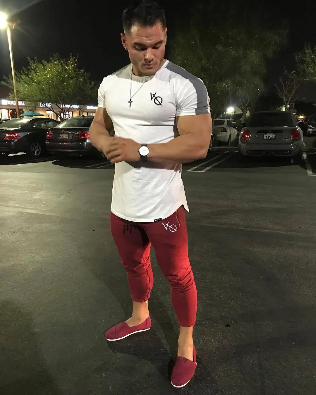 Летняя Новинка 2019 Спортивная футболка для фитнеса бега с короткими рукавами +