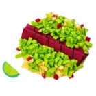 Одеяло для обучения собак и кошек, противоударный обучающий коврик для утечки питомцев, игрушка для носа, Интеллектуальный коврик для замедления кормления питомцев