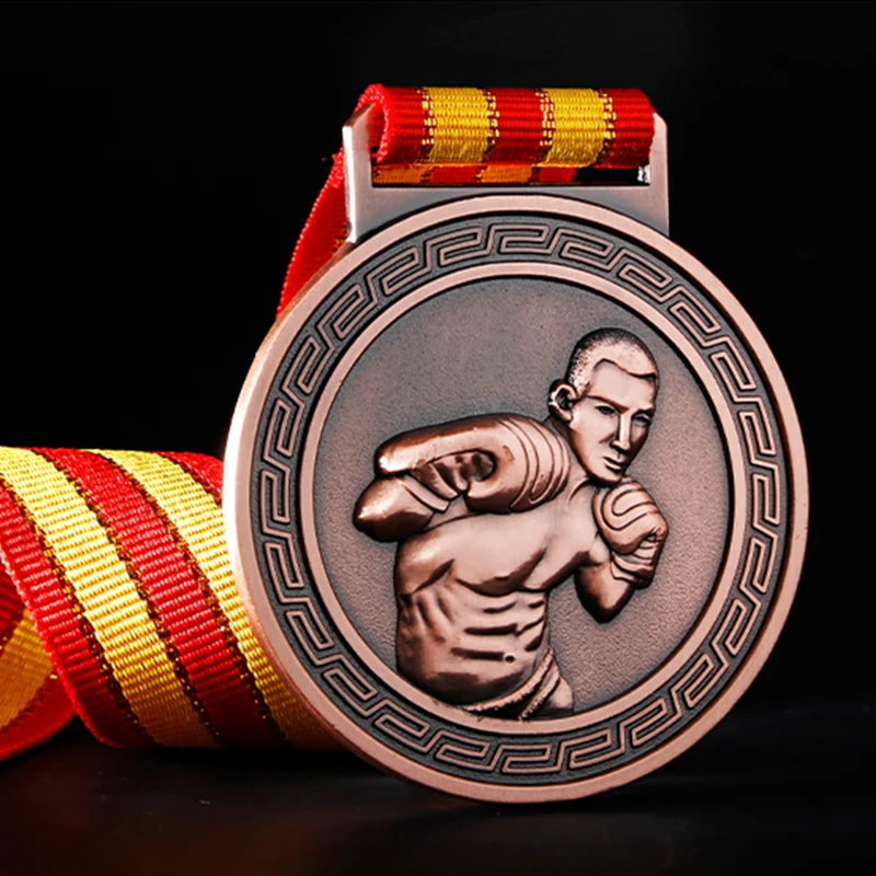 Медаль из цинкового сплава для бокса борьбы тхэквондо соревнований клубов