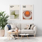 Настенные постеры в скандинавском стиле, абстрактные картинки с изображением дороги и долины для гостиной и домашнего декора