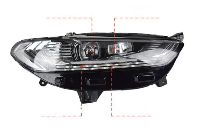 

Светодиодная фасветильник Qirun в сборе для Ford Mondeo 2013-2016 drl дневные ходовые огсветильник с указателем поворота