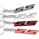 Металлический брелок для ключей с логотипом SS для Chevrolet SS Sport Cruze Camaro Captiva Aveo Lacetti Silverado, Volt MALIBU Camaro SPARK SONIC