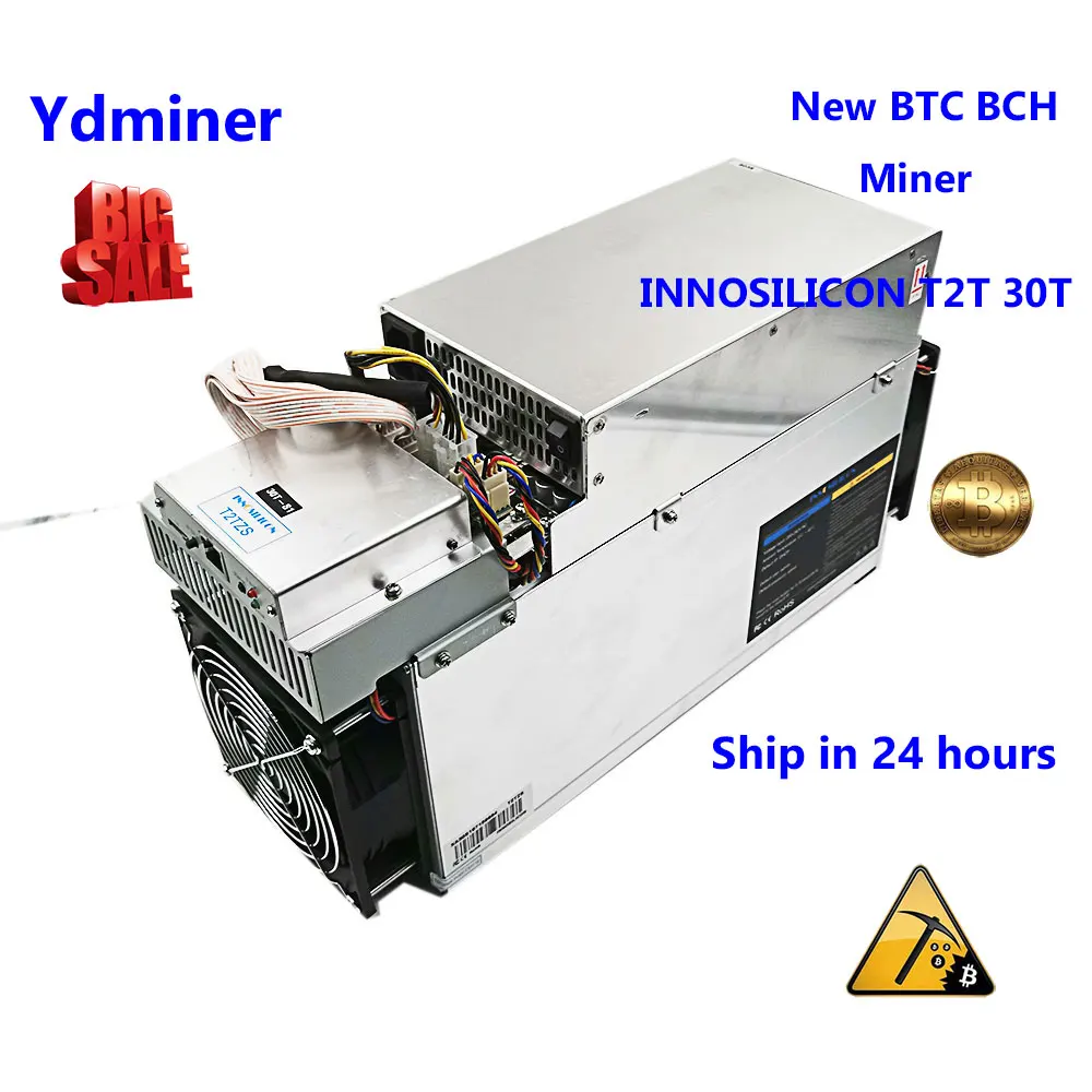 INNOSILICON T2T 30T bitcoin miner новый асик майнер майнинг ферма BTC BCH биткоин mining минералы
