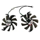 2 шт.компл. 90(85 мм) TH9215S2H-PAA01 видеовентилятор GPU VGA кулер для PNY GeForce RTX 3060 12 Гб Восстанавливающий двойной вентилятор в качестве замены