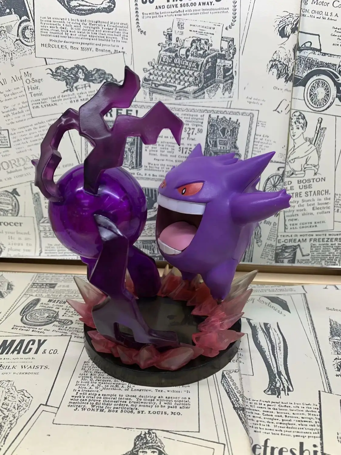 Takara tomy pokemon GO Gengar Garage наборы ПВХ Аниме фигурки Монстры окружающие игрушки подарки