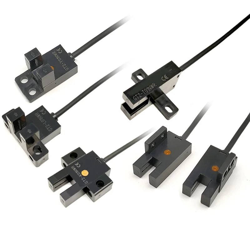 

Taidacent 5~24VDC Mini 4 Wire U Type Photoelectric Switch Limit Sensor Normally Open/Closed Micro Photoelectric Switch Sensor