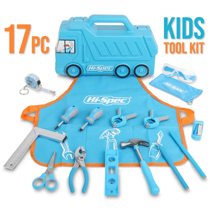 

Hi-Spec My First Tool Set Real Children Kids Tool Set Small Size DIY Hand Tool Set Toy Gift Tools for Kids Boys Girls