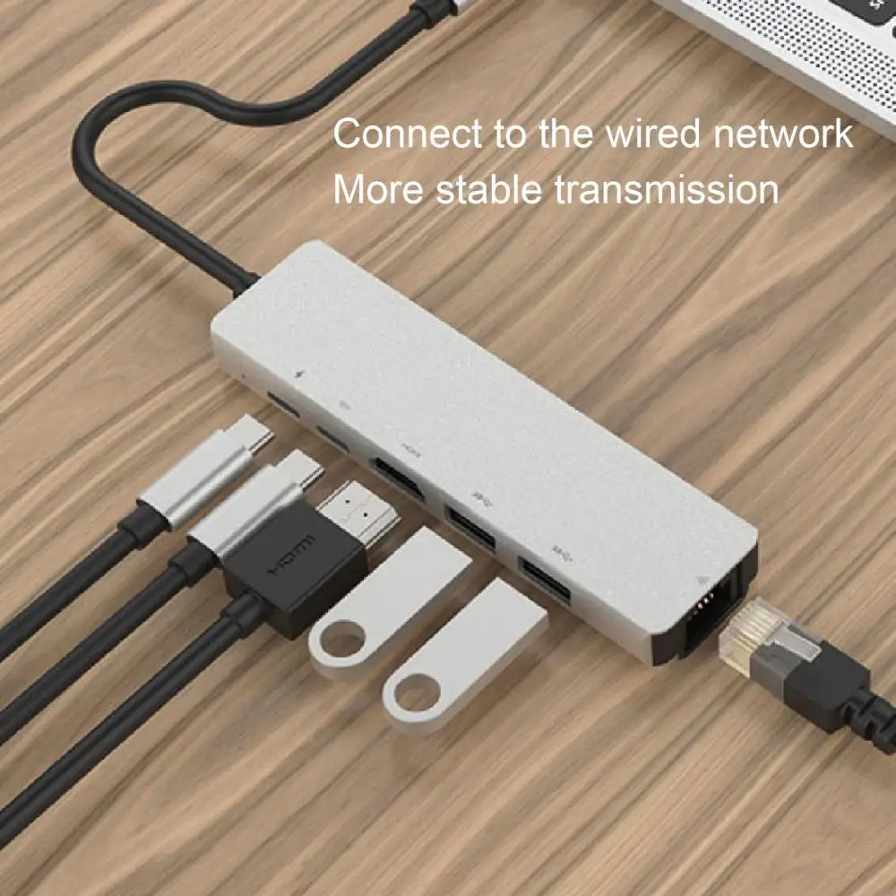 

Многофункциональный зарядный USB-концентратор USB 3,0 типа C в PD 6 в 1