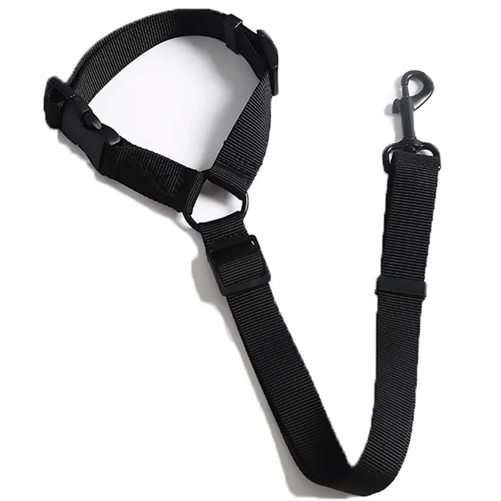 

Pet Traction Rope Car Car Dog Seat Belt 2 In 1 Adjustable Dual-purpose Rear Seat Rope Walking Traction Rope