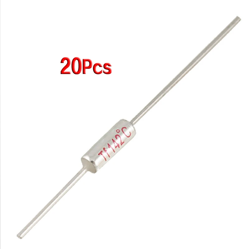 

Seabuy 20 Pcs Circuit Cut Off 250V 10A TF 142 Celsius Thermal Fuse