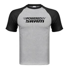 Мужская винтажная футболка с логотипом Sram, 2020 хлопок, Приталенная футболка для мужчин, 100%