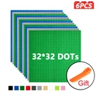 Базовая пластина, 32*32 шпильки, классические, для конструктора, 10x10 дюймов, 25x25 см, 6 шт.
