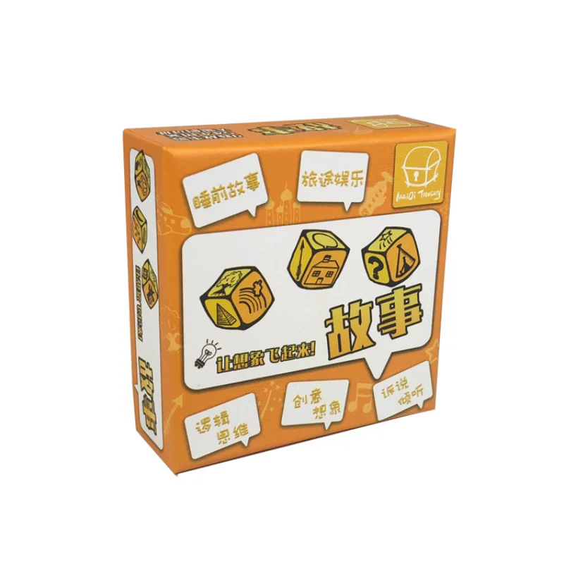 Обучающие кости New telstory Dice обучающая игрушка металлическая коробка/сумка правила