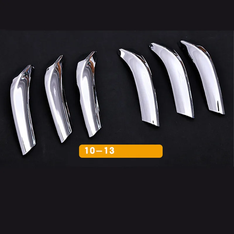 

6PCS/Set ABS Chrome Grille Grill Molding Around Cover Trim for Toyota Prado J150 GX GXL Land Cruiser 2010 2011 2012 2013 Styling