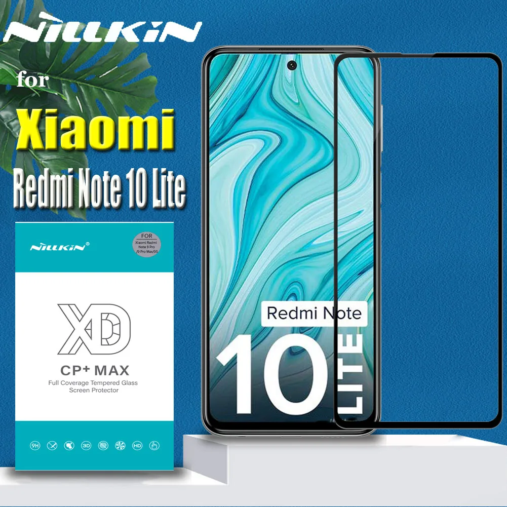 Для Xiaomi Redmi Note 10 Lite Note10 закаленное стекло Nillkin 9H твердое полное покрытие