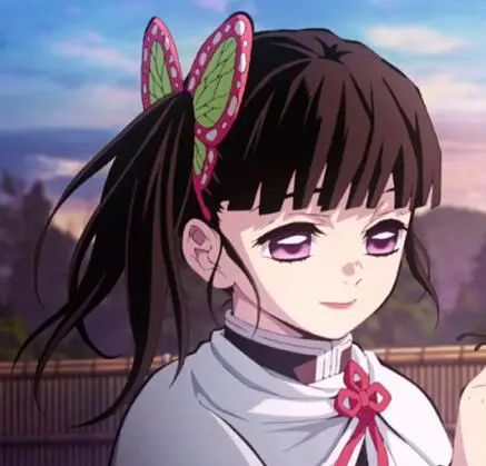 Косплей костюм из м/ф рассекающий демонов аксессуар для волос с бабочкой и