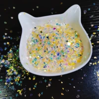 30gopp sequins rainbow bright shake card accessories stamps embossing dies decoration 2021 new diy greeting card handmades