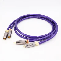 high quality vdh interconnects cable with audio0150 rca plugs cable pair