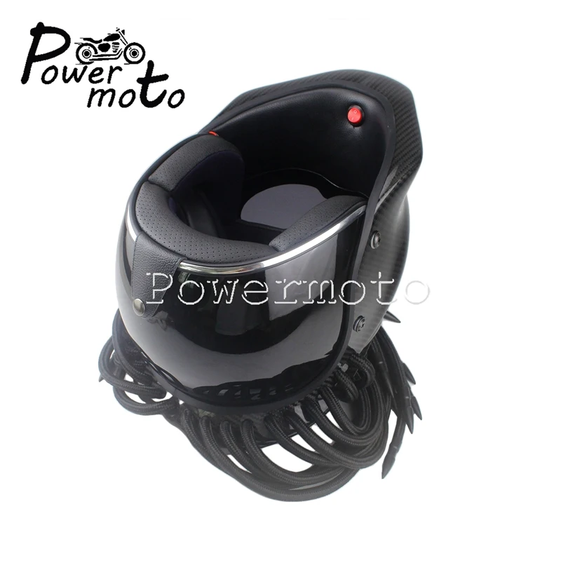 S/M/L/XL/XXL Хищники из углеродного волокна полный шлем воин Casco Para мото Байкер гоночный Железный человек Шлем маска безопасности точка