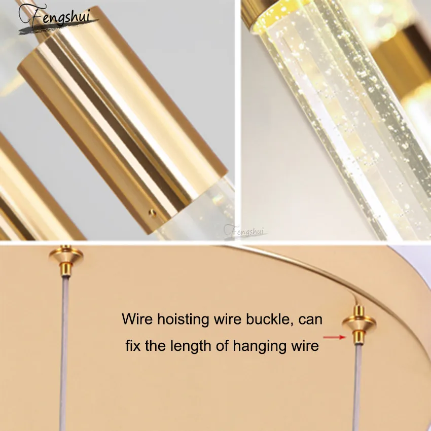 Постсовременный светодиодный светильник роскошный хрустальный в полоску для