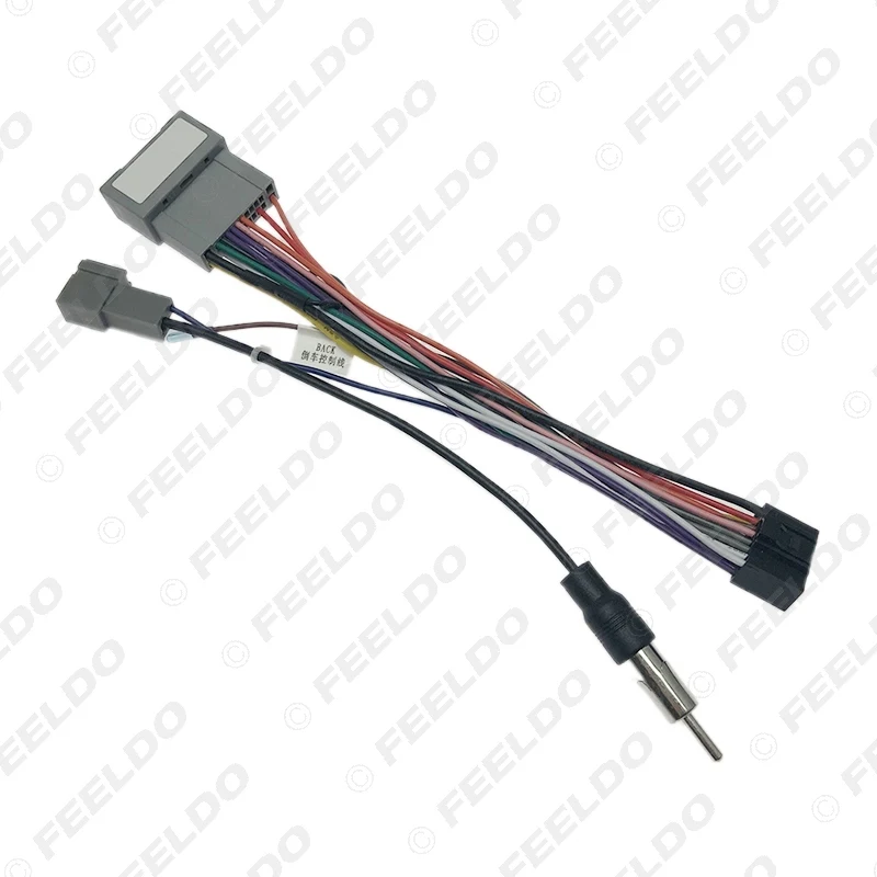 Автомобильный аудио DVD-плеер FEELDO 16PIN Android кабель питания адаптер для Honda CRV/BRV/HRV/JAZZ