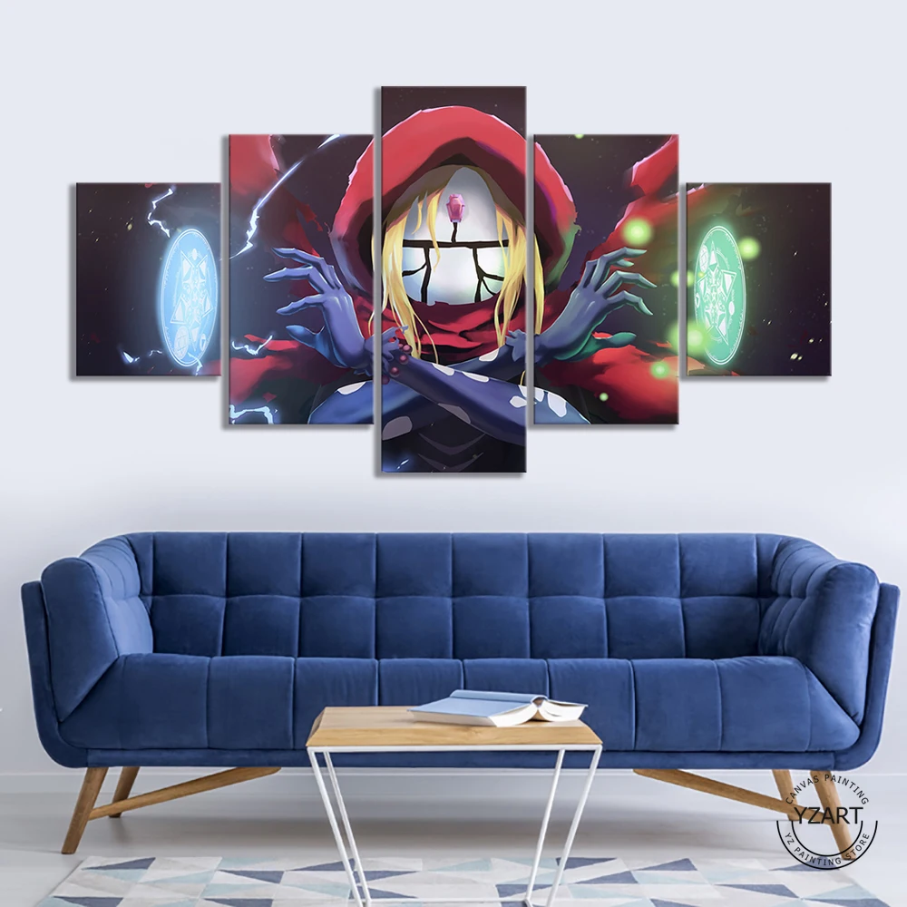 

HD аниме девушка Overlord Evileye маска анимационный персонаж картина Картина на холсте настенное искусство для декора спальни