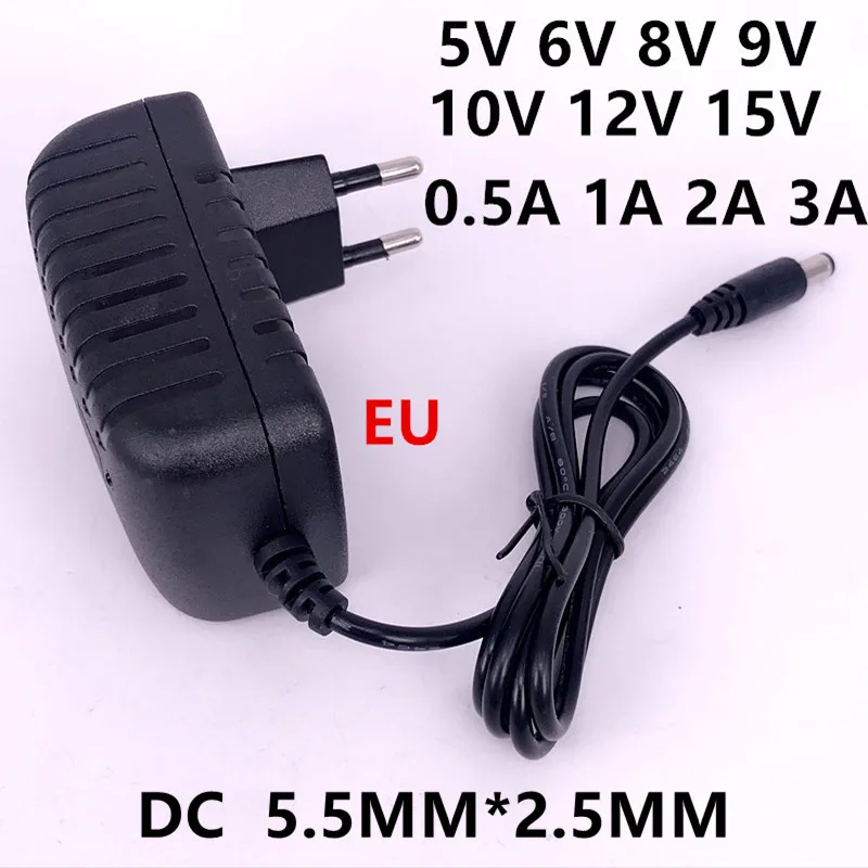 Универсальный адаптер питания для зарядки 110-240 в перем. Тока 5/6/8/9/10/12/15/0 5/1/2/3 А |