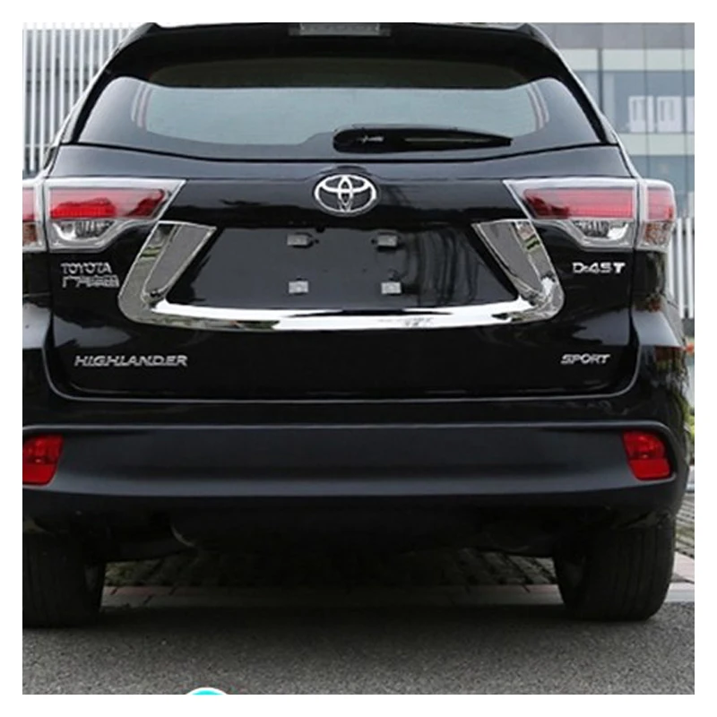 2015 -2021 накладки на задние ворота Toyota Highlander верхнюю и заднюю двери багажника |