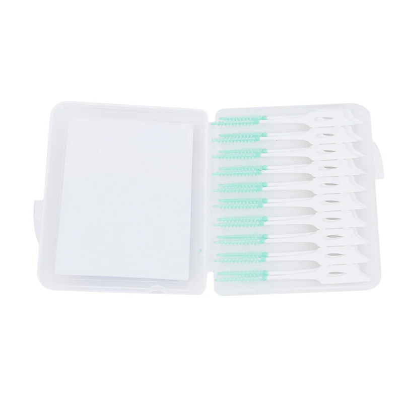 20 шт./упак. взрослых мягкие силиконовые Tanden Rager чистить между зубов нить щетки