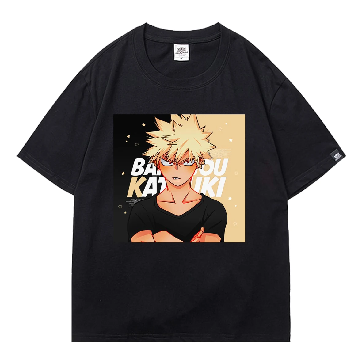 

My Hero Academia Men's Oversized T-shirt Cartoon Character Short Sleeve 2021 Manga T-shirts Summer Unisex Men T-shirt Streetwear