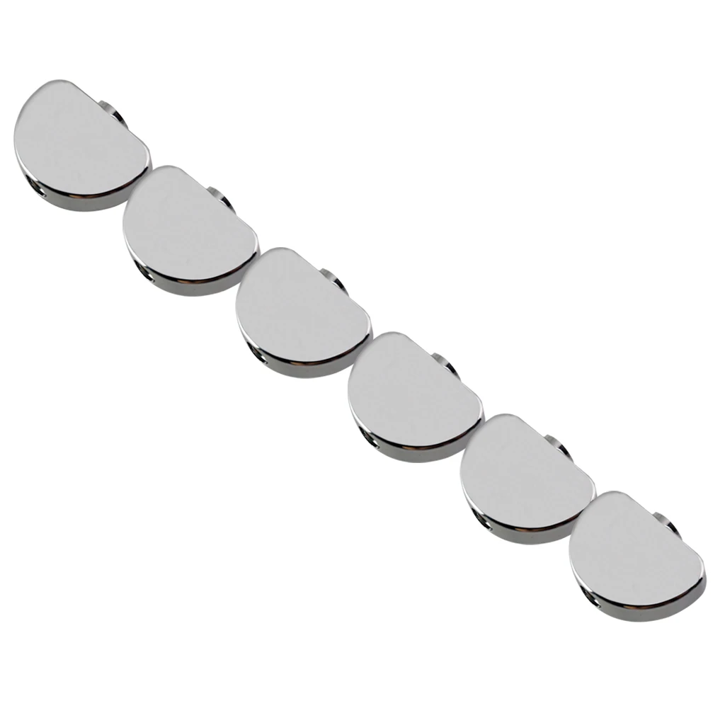 6 шт. гитара из цинкового сплава тюнинговые колышки клавиши кнопки полукруглые