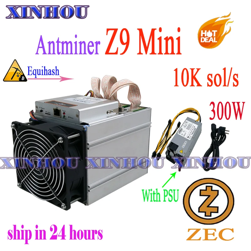 ZCASH/ZEC miner Antminer Z9 mini 10k sol/s ASIC Equihash Miner More economical than Z11 Z11e Z11j Z9 S9 S17 M20S M21S T17 E12 A9