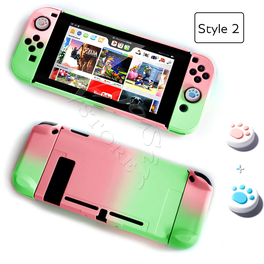 Съемный милый чехол для Nintendo Switch розовый корпус Nitendo жесткий switch и Joy con|Сумки| |