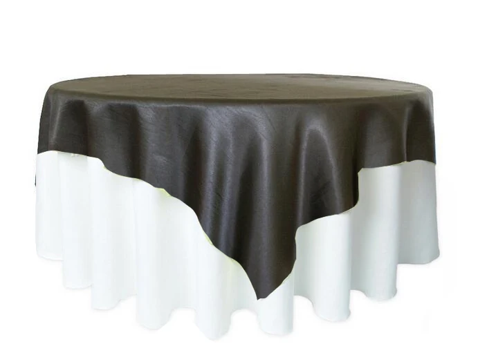 black 1 шт. 5" x 57" атласная скатерть, скатерть для свадебной вечеринки, украшения для ресторана, банкета, 21 цвет - Цвет: black