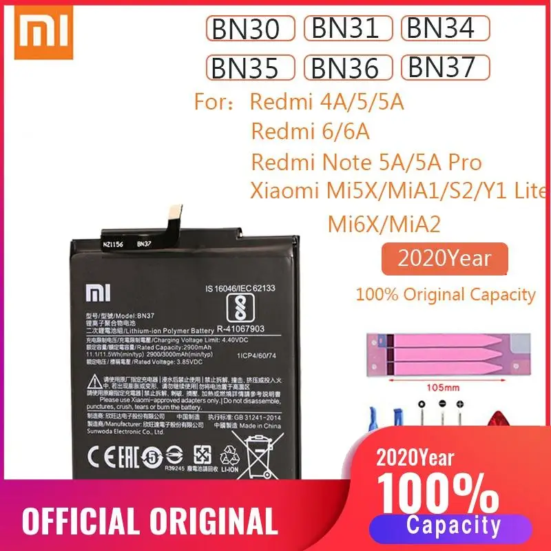 BN30 BN31 BN34 BN35 BN36 BN37 оригинальный крепление для спортивной камеры Xiao Mi 5X 6X A1 A2 Redmi 5 6 4A