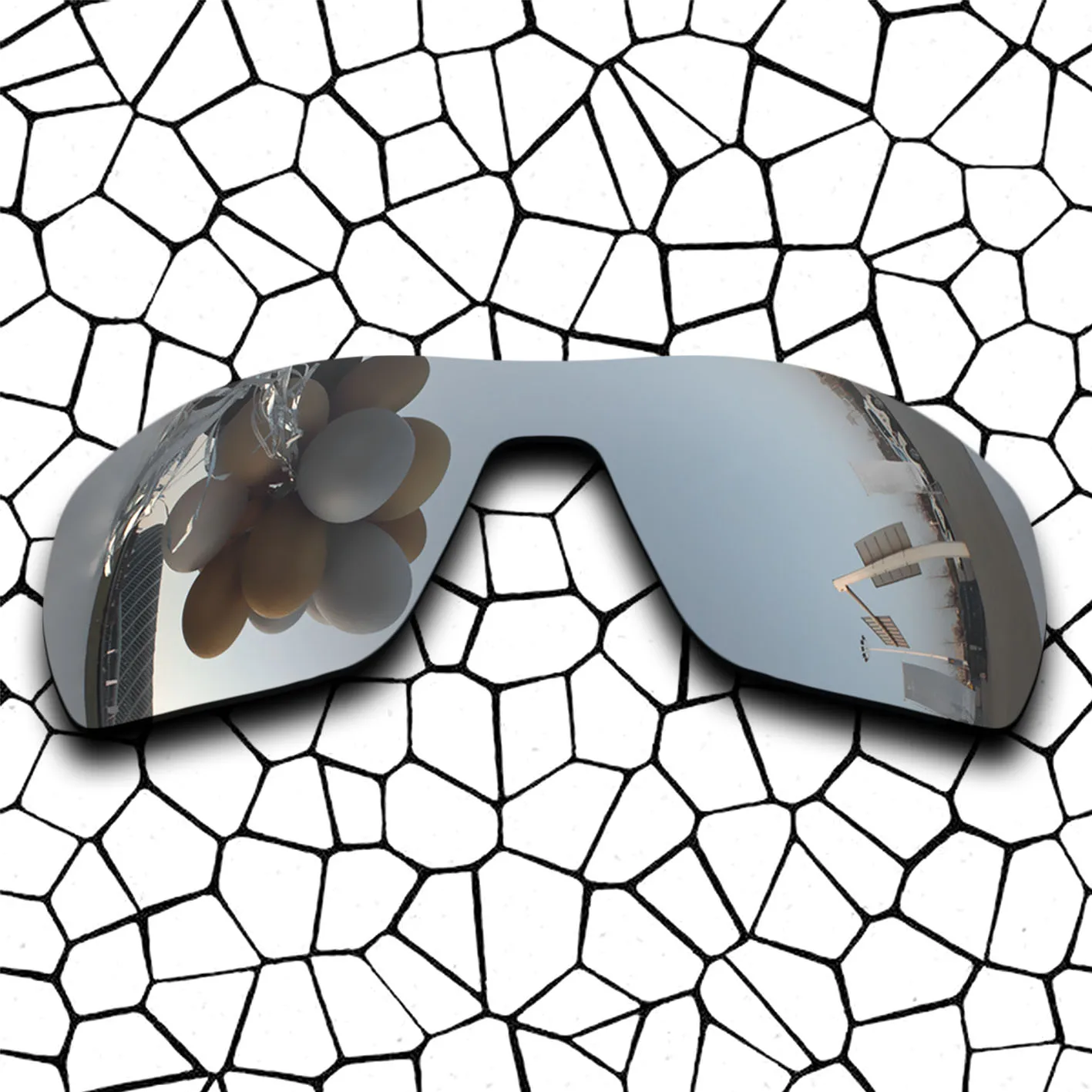 

Silver Titanium Polarized Replacement Lenses for Off Shoot Sunglasses