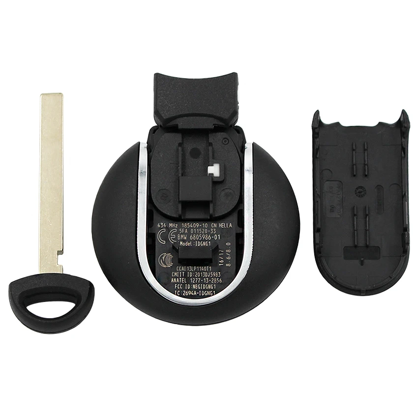 Дистанционный ключ-брелок от машины Smart keyless Entry 315 МГц 433 для BMW MINI Cooper 2017 с клавишей