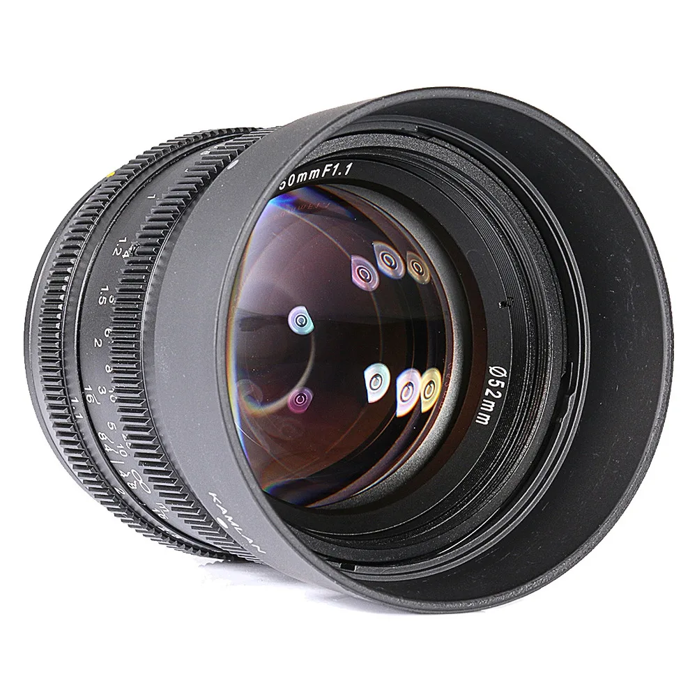 Новый стиль Kamlan 50mm F1.1 APS C супер Большая диафрагма ручной фокус объектив для Fujifilm FX