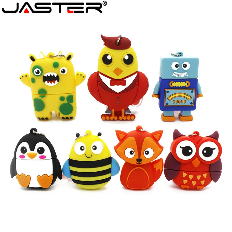 Новое поступление флэш накопитель JASTER 4 ГБ 8 16 32 64 силиконовый мини usb флеш в виде