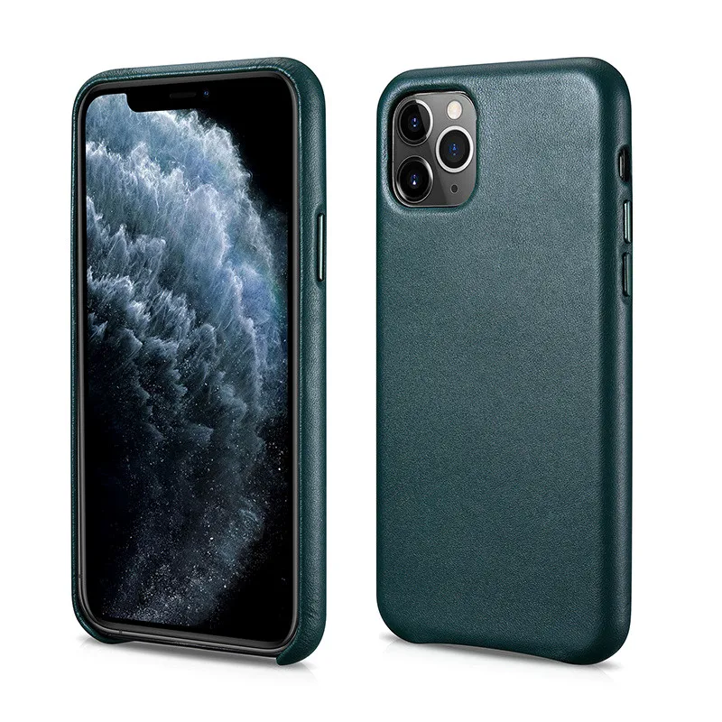 Оригинальные роскошные чехлы ICARER из натуральной кожи для Apple iphone 11 Pro Max мягкий